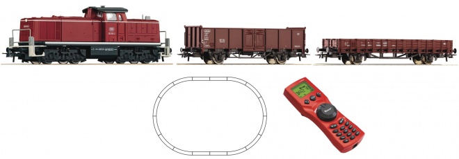 Digital Starter Set with Diesel Locomotive BR 290 and Freight cars<br /><a href='images/pictures/Roco/228260.jpg' target='_blank'>Full size image</a>